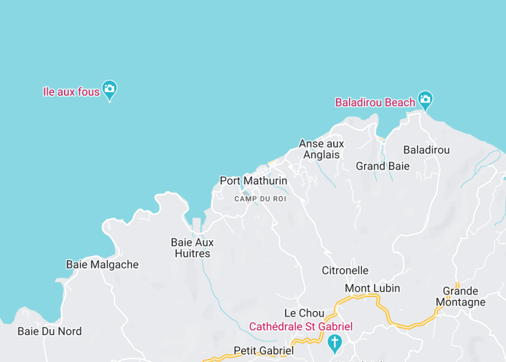 Map of Port Mathurin, Mauritius