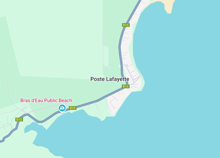 Map of Poste Lafayette, Mauritius