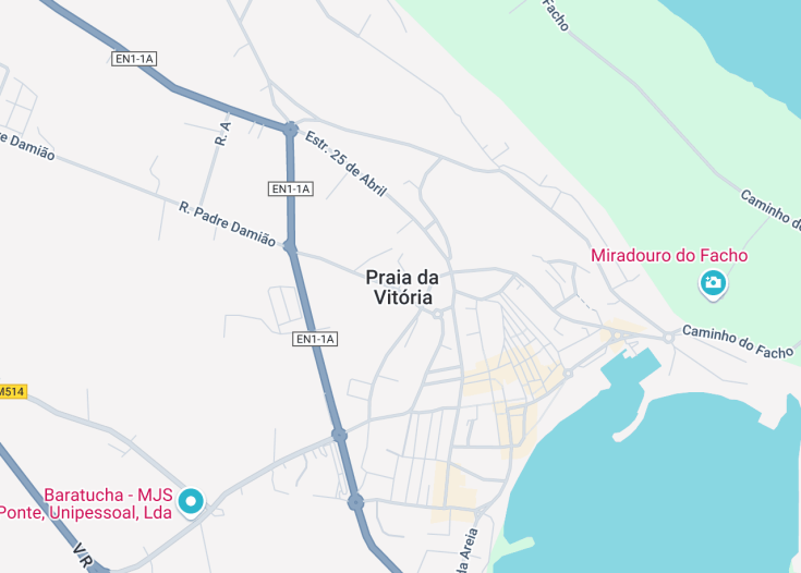 Map of Praia da Vitória, Portugal