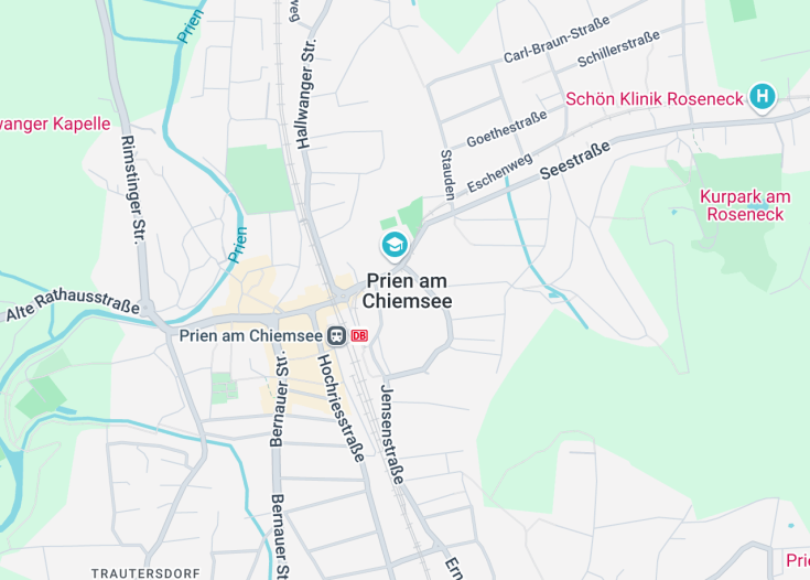 Map of Prien am Chiemsee, Germany