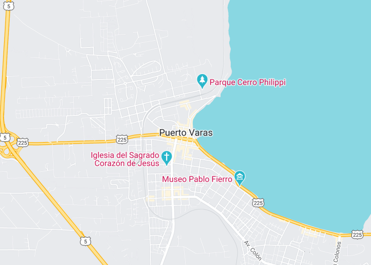 Map of Puerto Varas, Chile