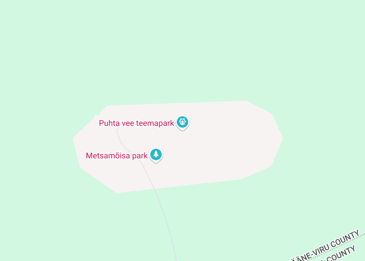 Map of Puhta vee teemapark, Järva-Jaani