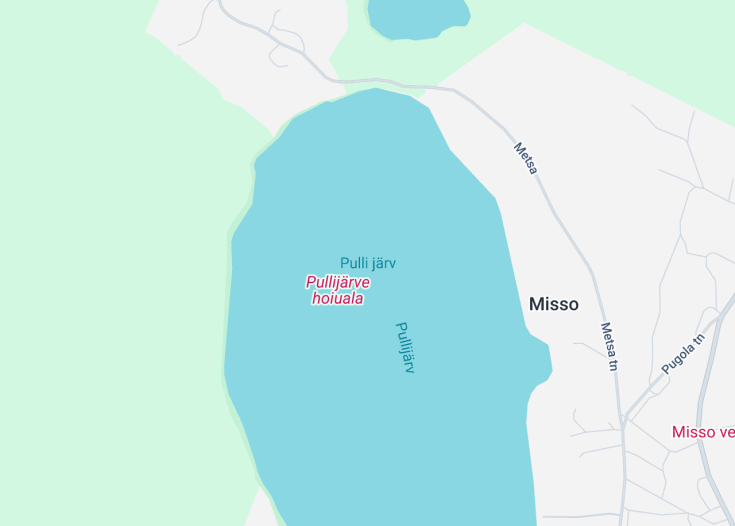 Map of Pullijärv, Misso