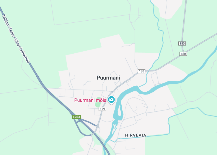 Map of Puurmani, Estonia