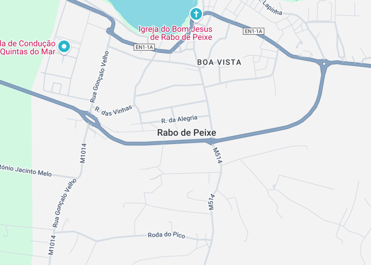 Map of Rabo de Peixe, Portugal