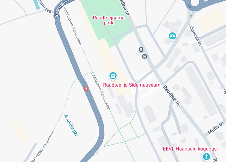 Map of Railway and Communications Museum, Haapsalu