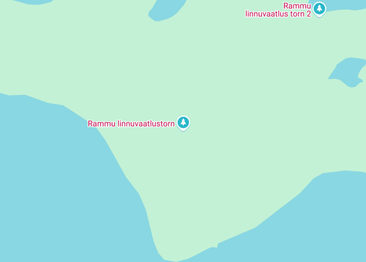 Map of Rammu Birdwatching Tower, Rammu