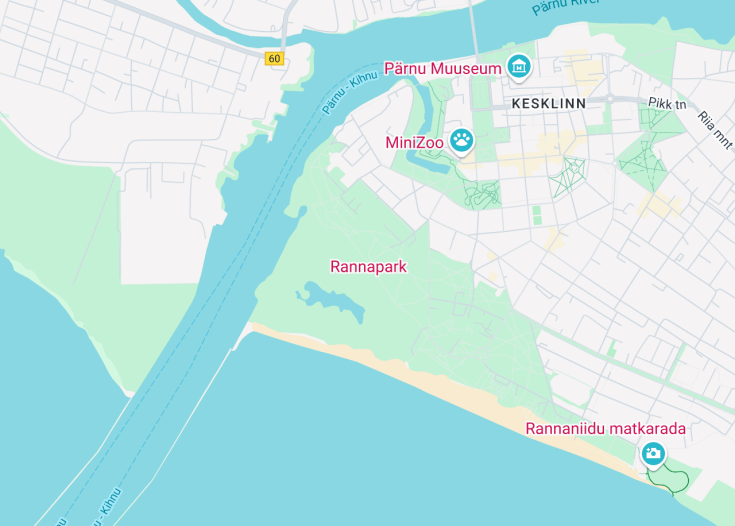 Map of Rannapark, Pärnu