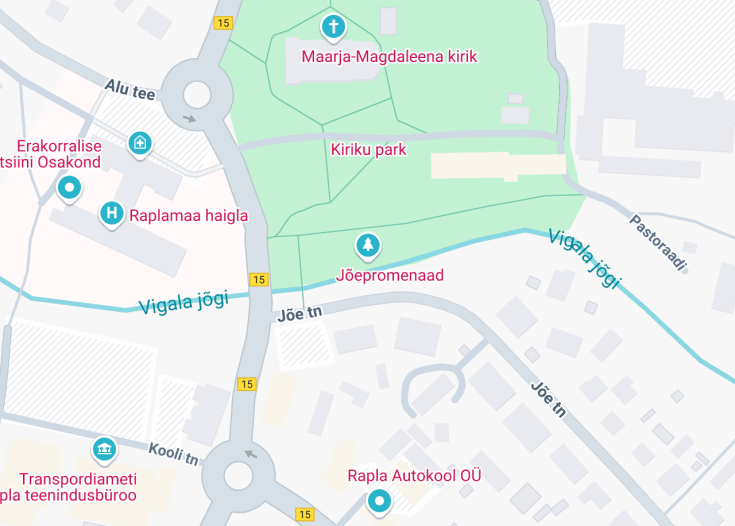 Map of Rapla Jõepromenaad, Rapla