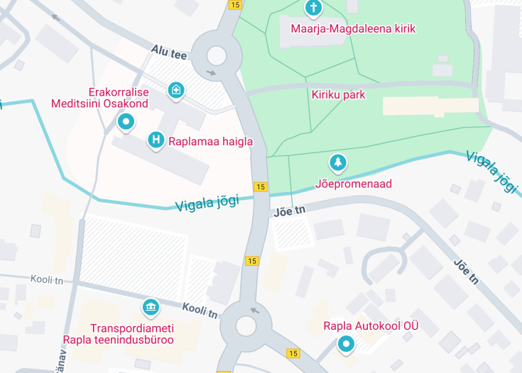 Map of Rapla Stone Bridge, Rapla