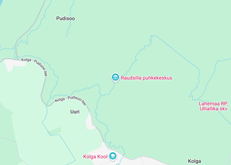 Map of Raudsilla puhkekeskus, Kolga