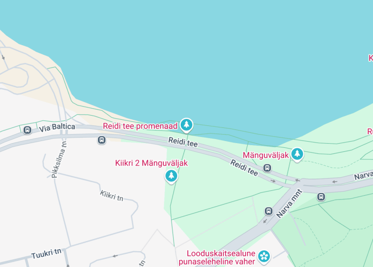 Map of Reidi tee promenaad, Tallinn