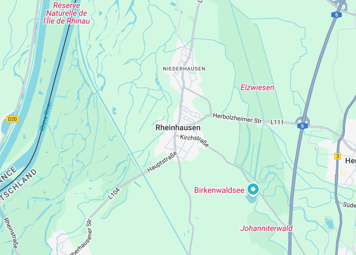 Map of Rheinhausen, Germany