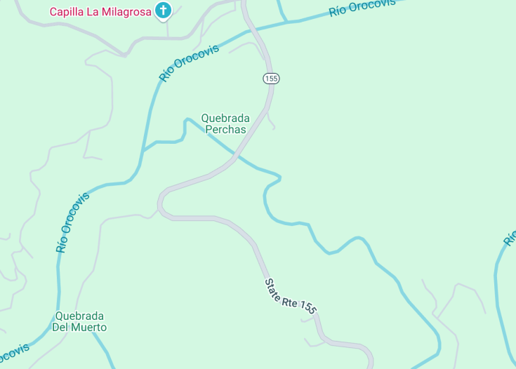 Map of Rio Grande, Puerto Rico (USA)