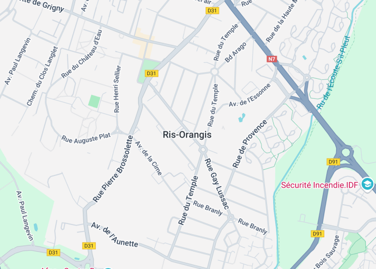 Map of Ris-Orangis, France