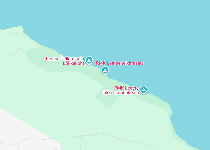 Map of RMK Leetse telkimisala, Paldiski