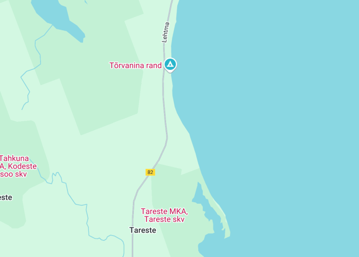 Map of RMK Tõrvanina camping, Kärdla