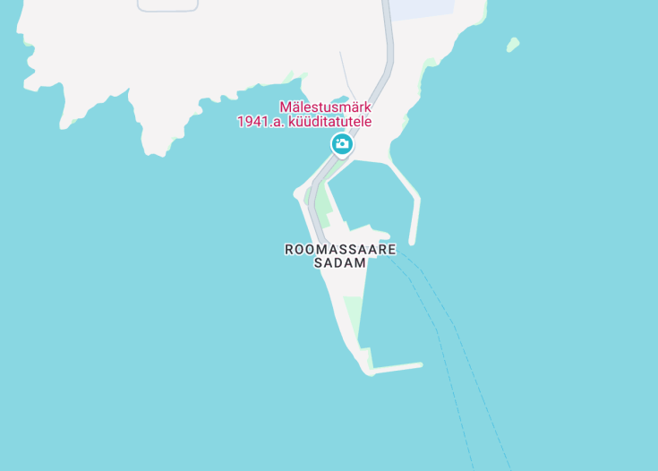 Map of Roomassaare Port, Kuressaare