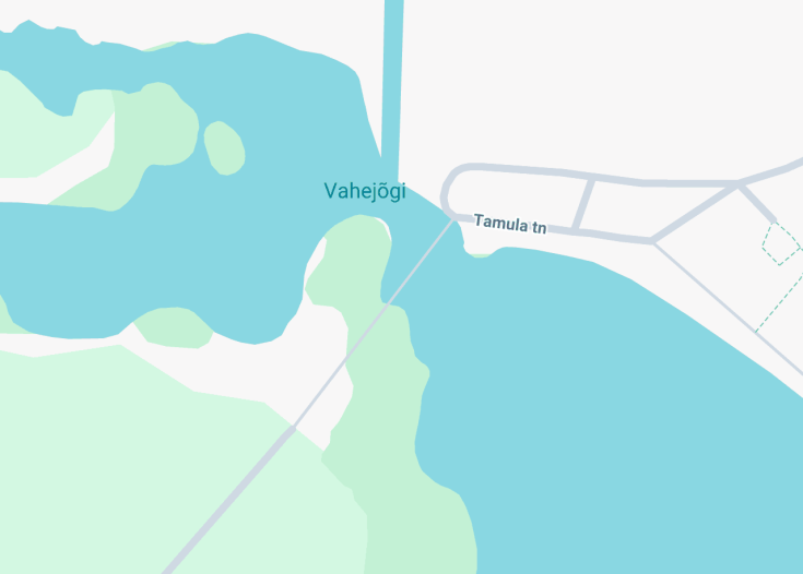 Map of Roosisaare Bridge, Võru