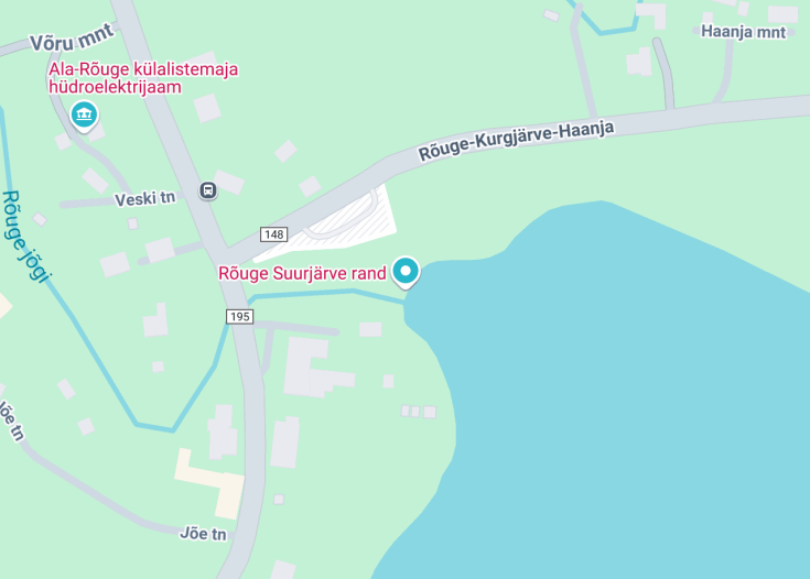 Map of Rõuge Suurjärve rand, Rõuge