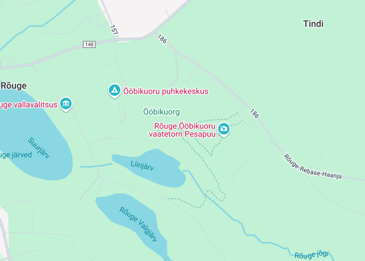 Map of Rõuge ürgoru matkarada, Rõuge