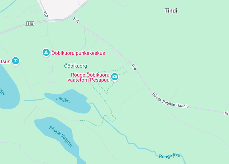 Map of Rõuge watchtower “Pesapuu”, Rõuge