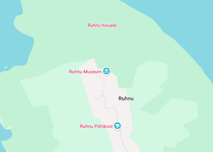 Map of Ruhnu Museum, Ruhnu