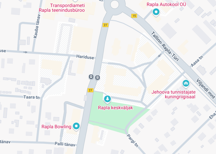 Map of Rutmani gallery, Rapla