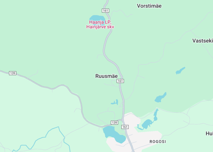 Map of Ruusmäe, Estonia