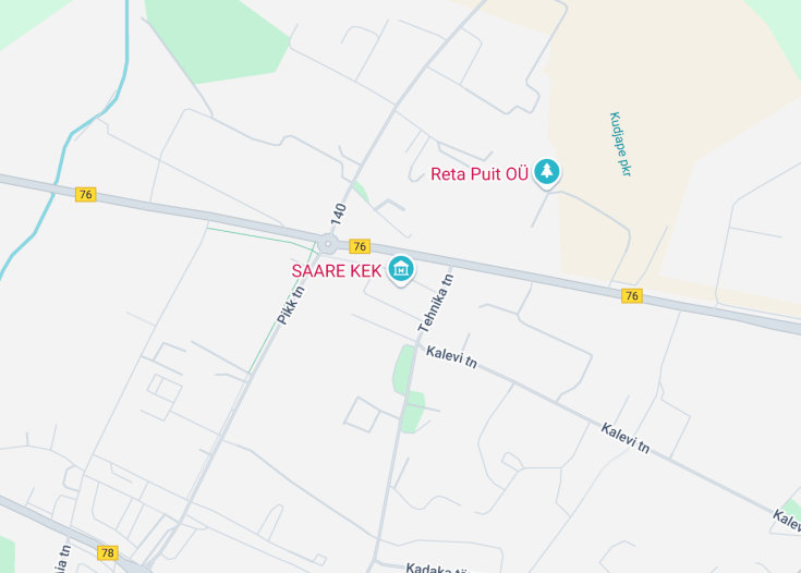 Map of Saare KEK – Muuseum – Kena Elu Keskus, Kuressaare