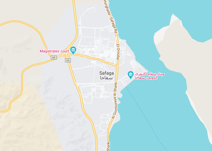 Map of Safaga, Egypt