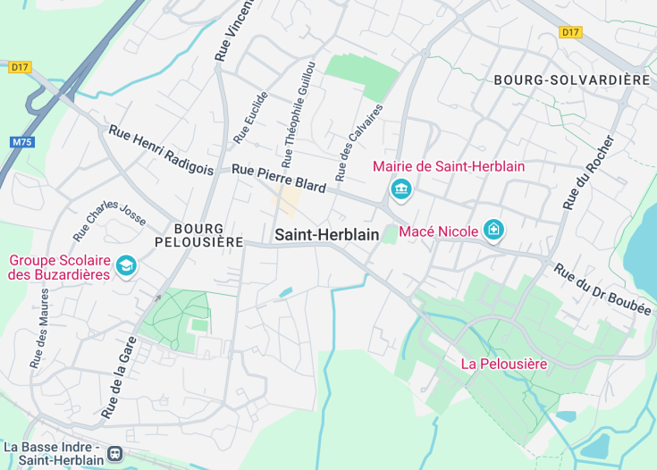 Map of Saint-Herblain, France