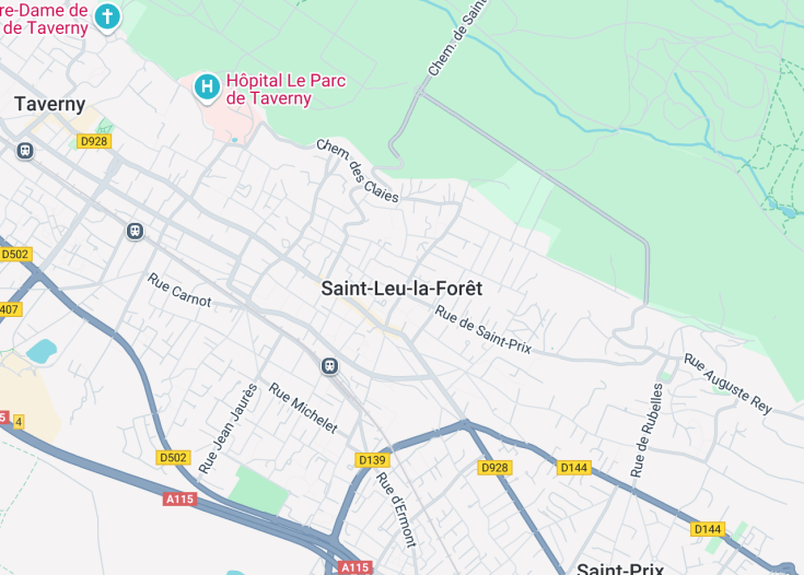 Map of Saint-Leu, France