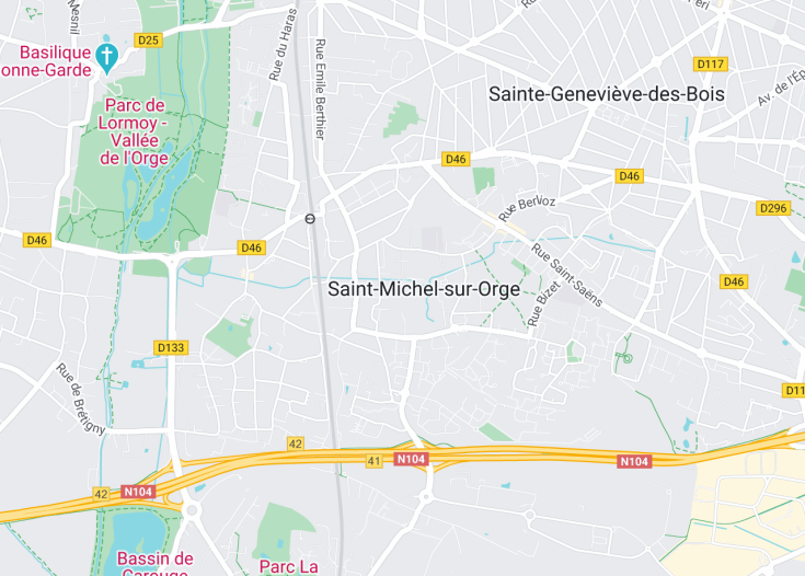 Map of Saint-Michel-sur-Orge, France