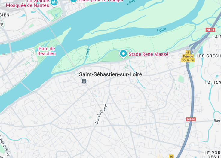 Map of Saint-Sébastien-sur-Loire, France