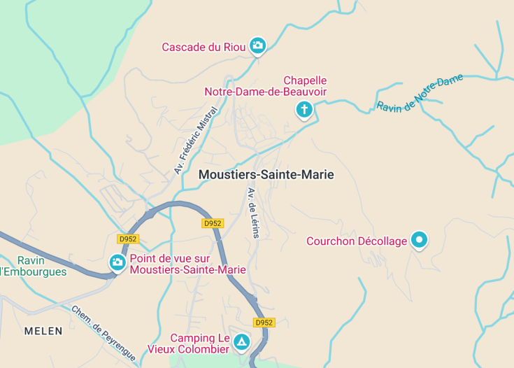 Map of Sainte-Marie, France