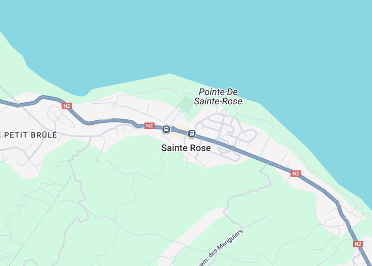 Map of Sainte Rose, Réunion (France)