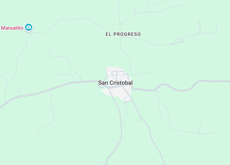 Map of San Cristóbal, Ecuador