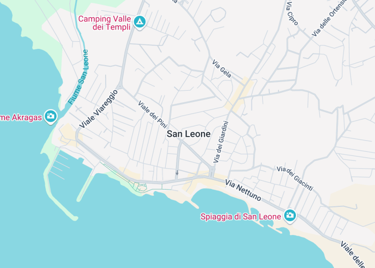 Map of San Leone, Italy