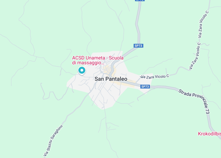 Map of San Pantaleo, Italy