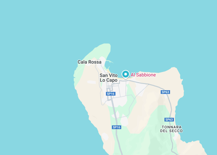 Map of San Vito Lo Capo, Italy