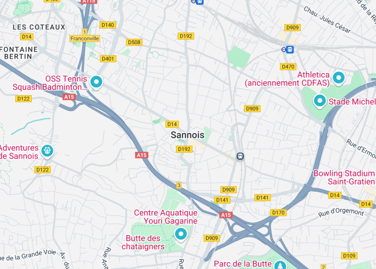 Map of Sannois, France