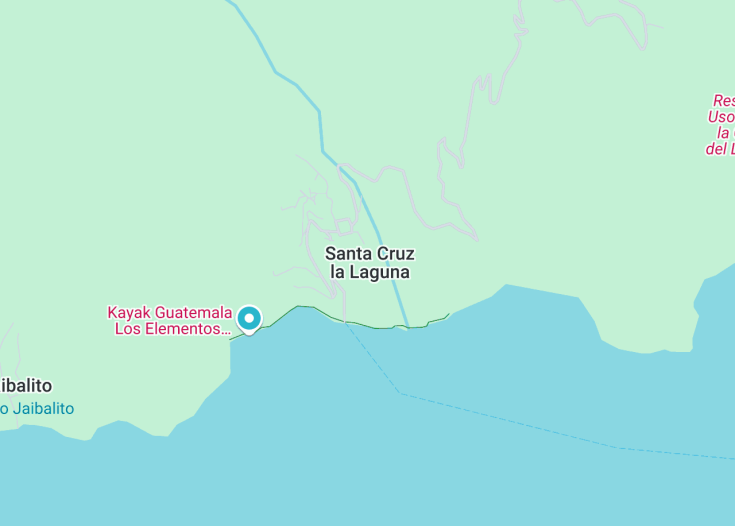 Map of Santa Cruz La Laguna, Guatemala