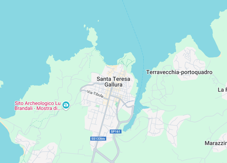 Map of Santa Teresa Gallura, Italy