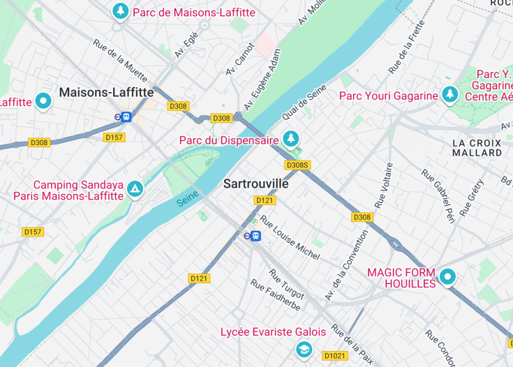 Map of Sartrouville, France