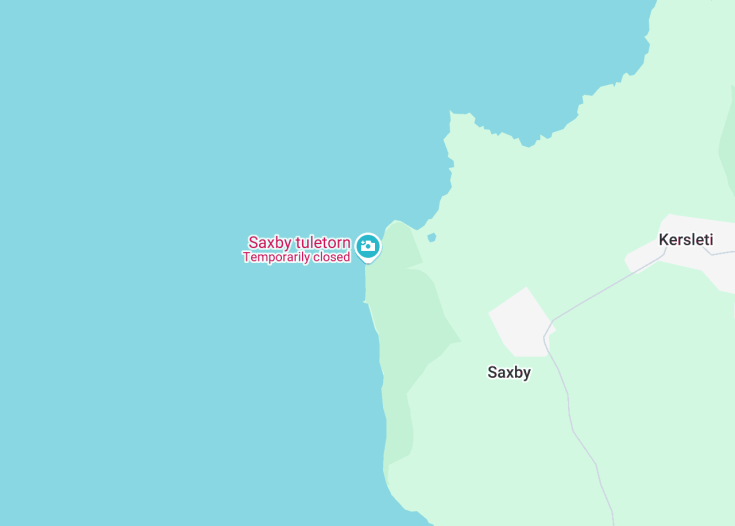 Map of Saxby lighthouse, Vormsi