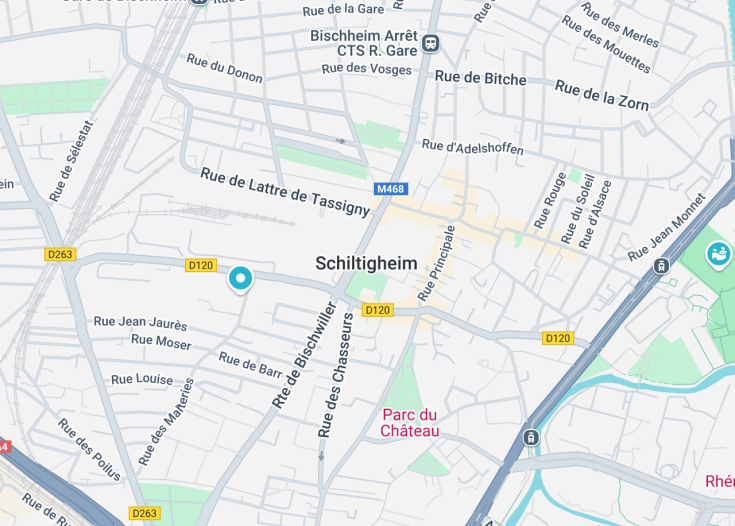 Map of Schiltigheim, France