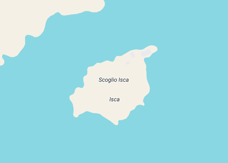 Map of Scoglio Isca, Sant’Agata sui due Golfi