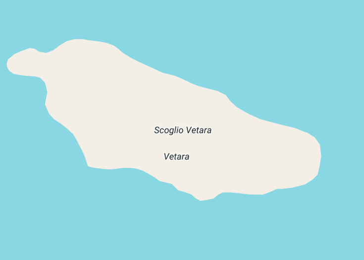 Map of Scoglio Vetara, Italy