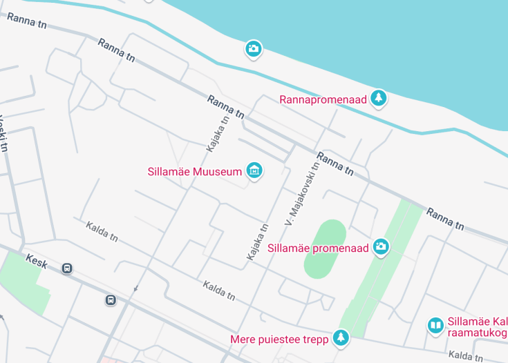 Map of Sillamae Muuseum, Sillamäe